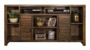 Bridgevine Home Sausalito 64 inch TV Stand Console for TVs up to 70 inches, No Assembly Required, Whiskey Finish