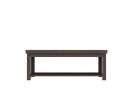 Bridgevine Home Sausalito 48" Coffee Table, No Assembly Required, Whiskey Finish