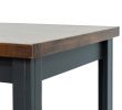 Bridgevine Home Essex 24 inch Side Table, No Assembly Required, Black and Whiskey Finish