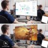 Sansui Monitor 22 Inch IPS 75Hz FHD 1080P HDMI VGA Ports Computer Monitor Ultra-Thin Tilt Adjustable VESA Mount Compatible with Eye Comfort 178¬∞ Wide