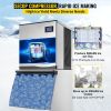 VEVOR Commercial Ice Maker Machine, 110V 550LBS/24H 350LBS Large Storage Ice Machine, ETL Approved, Advanced LCD Panel, SECOP Compressor, Air Cooled,