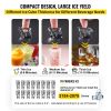 VEVOR Commercial Ice Maker Machine, 110V 550LBS/24H 350LBS Large Storage Ice Machine, ETL Approved, Advanced LCD Panel, SECOP Compressor, Air Cooled,