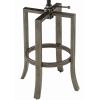Brushed Nutmeg and Slate Grey Adjustable Bar Stool (Set of 2)
