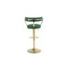 Bar Stools with Back and Footrest Counter Height Dining Chairs (1PCS/CTN)