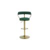 Bar Stools with Back and Footrest Counter Height Dining Chairs (1PCS/CTN)