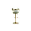Bar Stools with Back and Footrest Counter Height Dining Chairs (1PCS/CTN)