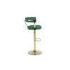 Bar Stools with Back and Footrest Counter Height Dining Chairs (1PCS/CTN)