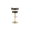 Bar Stools with Back and Footrest Counter Height Dining Chairs (1PCS/CTN)