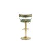 Bar Stools with Back and Footrest Counter Height Dining Chairs (1PCS/CTN)